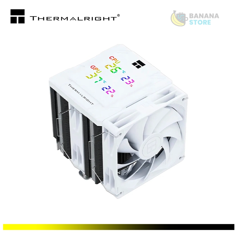 REFRIGERACION TORRE AIRE THERMALRIGHT PEERLESS ASSASSIN 120 DIGITAL WHITE COOLER CPU COMPATIBLE AMD/INTEL