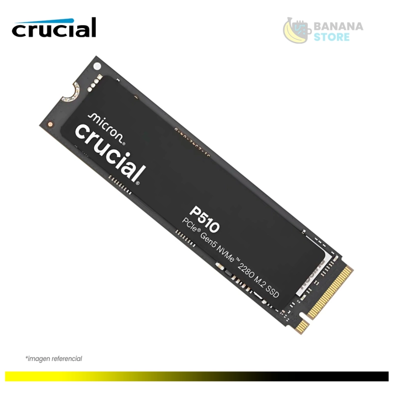 UNIDAD ESTADO SOLIDO 1TB CRUCIAL M.2 P510 PCI 5.0 11000 MB/S 2280