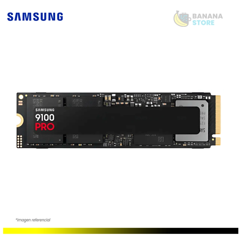 UNIDAD ESTADO SOLIDO 2TB SAMSUNG M.2 PCI 5.0 C/DISIPADOR 14700MB/S 9100 PRO WITH HEATSINK