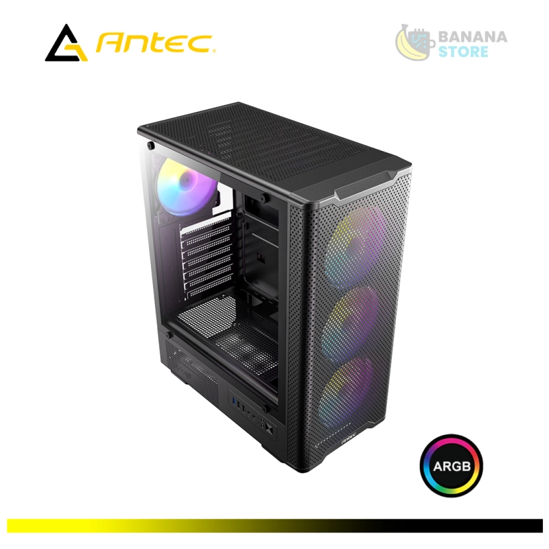 CASE ANTEC VX310 4 FANS ARGB  MESH BLACK