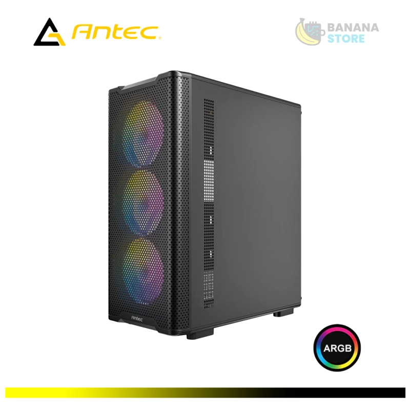 CASE ANTEC VX310 4 FANS ARGB  MESH BLACK