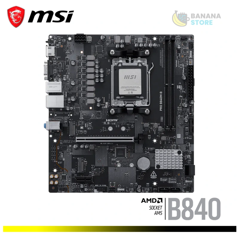 PLACA MADRE MSI PRO B840M-B AMD RYZEN AM5 DDR5