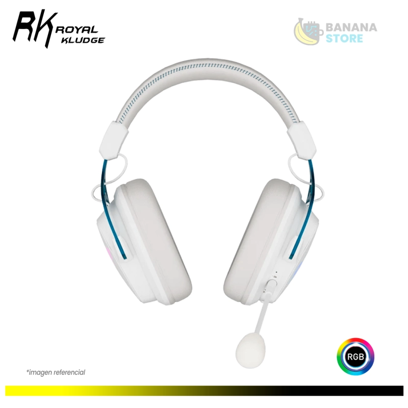 AURICULAR ROYAL KLUDGE RK HG103 INALAMBRICO TRIMODO CYBORG WHITE