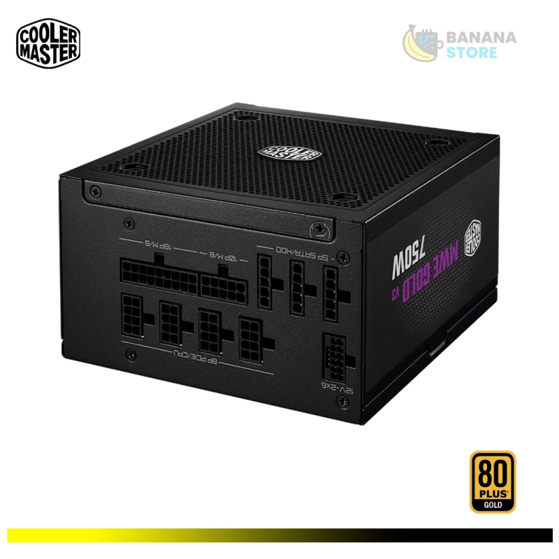 FUENTE DE PODER 750W COOLER MASTER MWE 750W 80 PLUS +GOLD V3 ATX 3.1