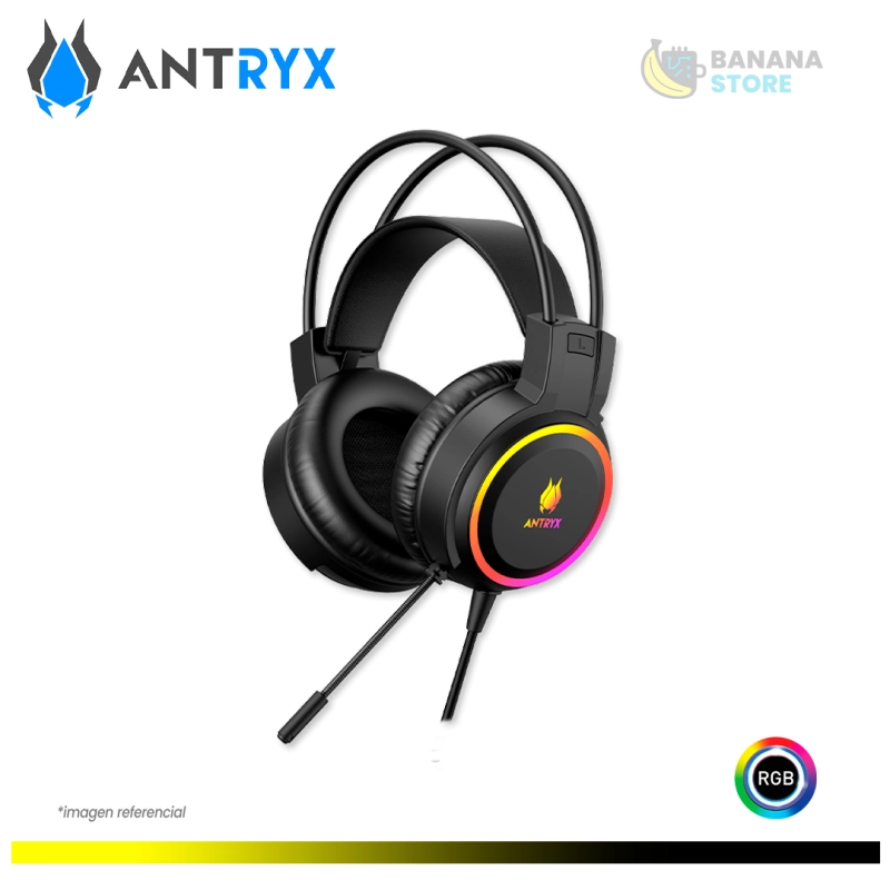 COMBO GAMER KIT GAMING ANTRYX GC-3100 X3 BLACK, TECLADO SWITCH RED, MOUSE, AURICULAR 4 EN 1