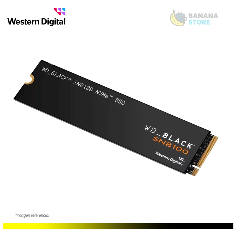 UNIDAD ESTADO SOLIDO 2TB WESTER DIGITAL BLACK M.2 SN8100 PCI 5.0 NVME GEN5 14900 MB/S