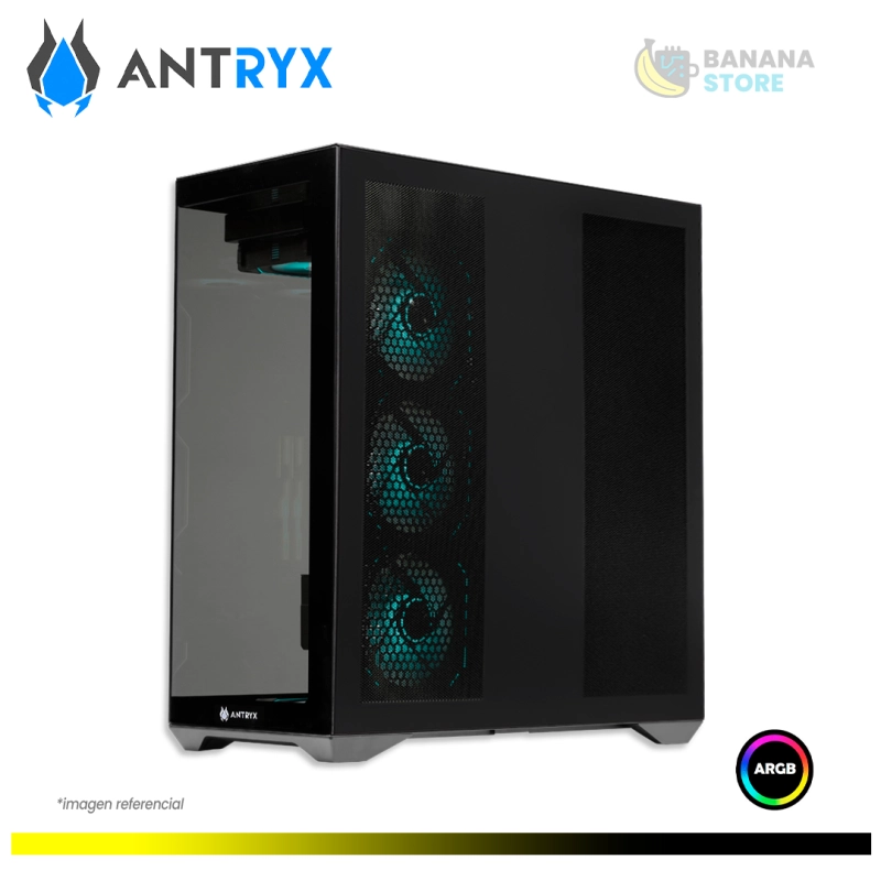 CASE ANTRYX FX 970 PRO FAN X5 ARGB USB-C BLACK