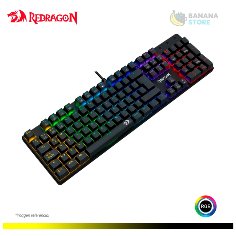 TECLADO MECANICO REDRAGON SINDRI K671 CABLEADO ESPAÑOL - RED SWITCH