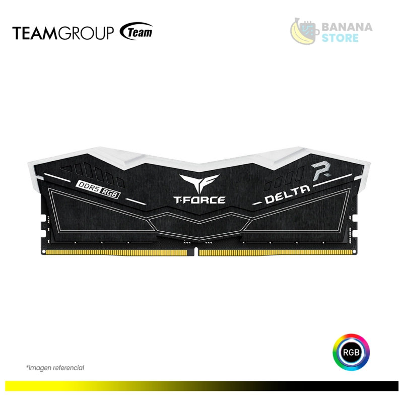MEMORIA RAM 8GB DDR5 TEAM GROUP DELTA R RGB 6000MHZ AMD/INTEL