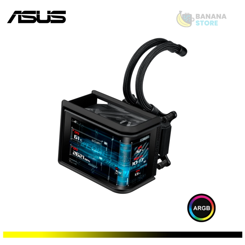 REFRIGERACION LIQUIDA ASUS ROG RYUO IV 360 ARGB AMOLED 6.67"  BLACK AMD/INTEL