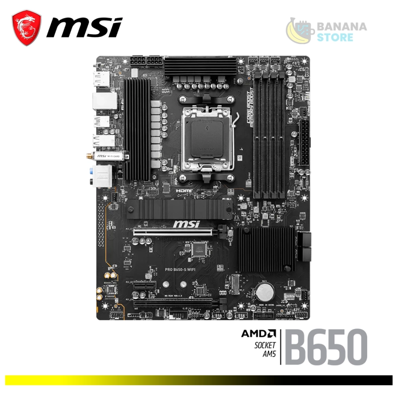 PLACA MADRE MSI PRO B650-S WIFI ATX DDR5 AM5