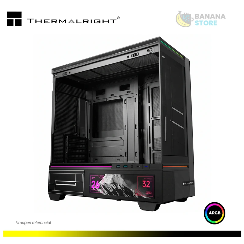 CASE THERMALRIGHT M10 VISION BLACK ARGB PANTALLA LCD 9.16"