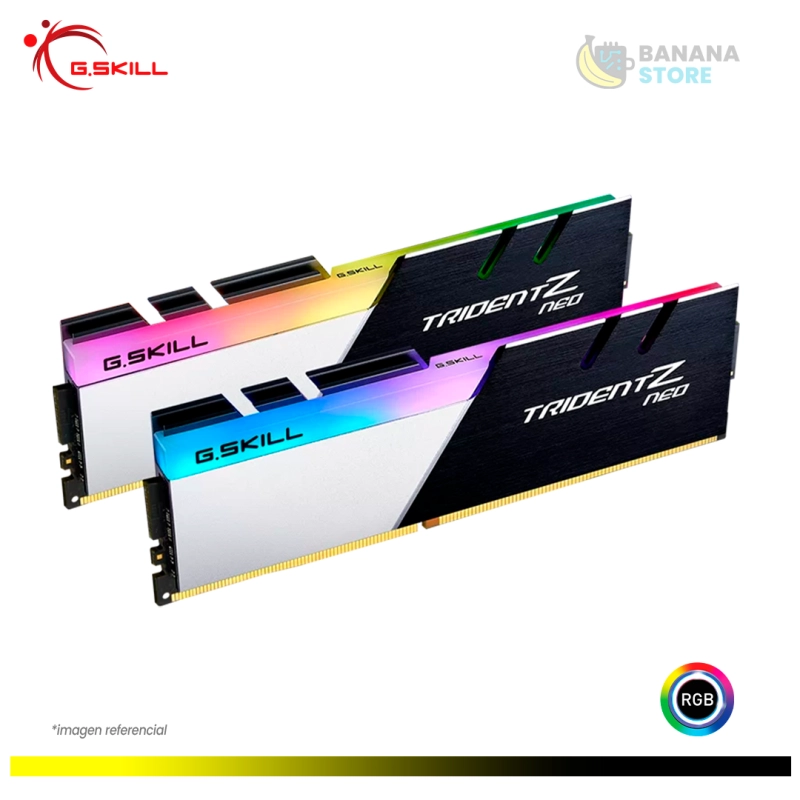 MEMORIA RAM G.SKILL 32GB 2X16 DDR4 3600 MHZ  TRIDENT Z RGB C18