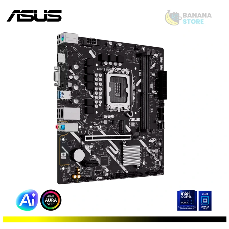 PLACA MADRE H810M-K ASUS PRIME DDR5 LGA1851 M-ATX