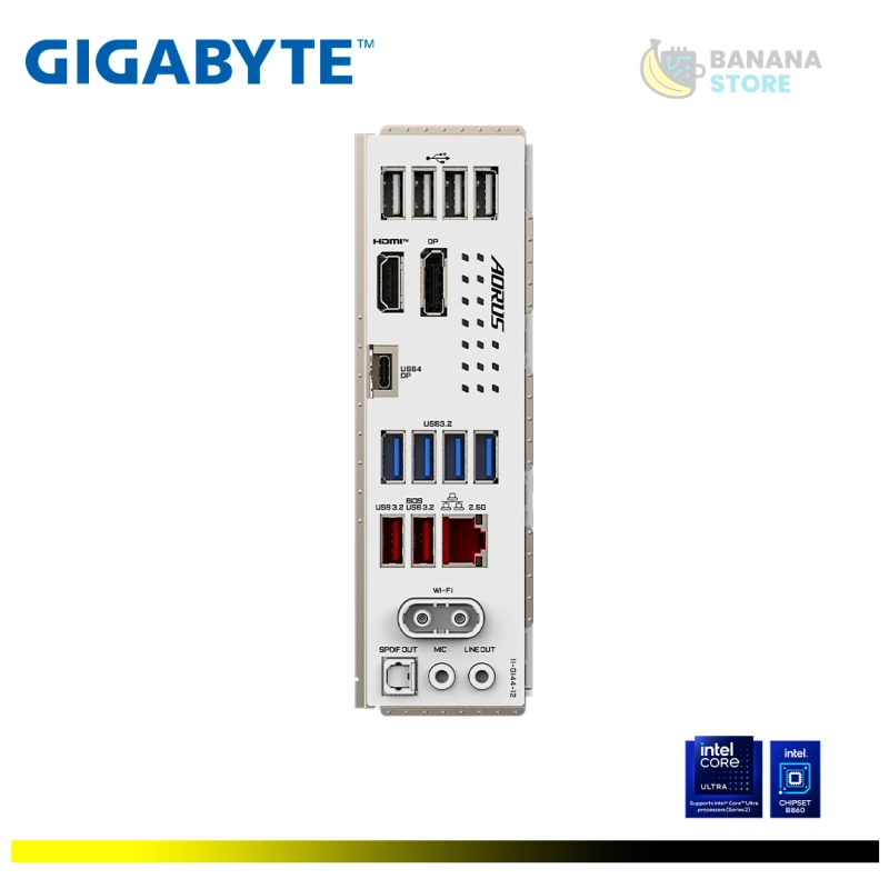 PLACA MADRE GIGABYTE B860 AORUS ELITE WIFI7 ICE, DDR5, LGA 1851