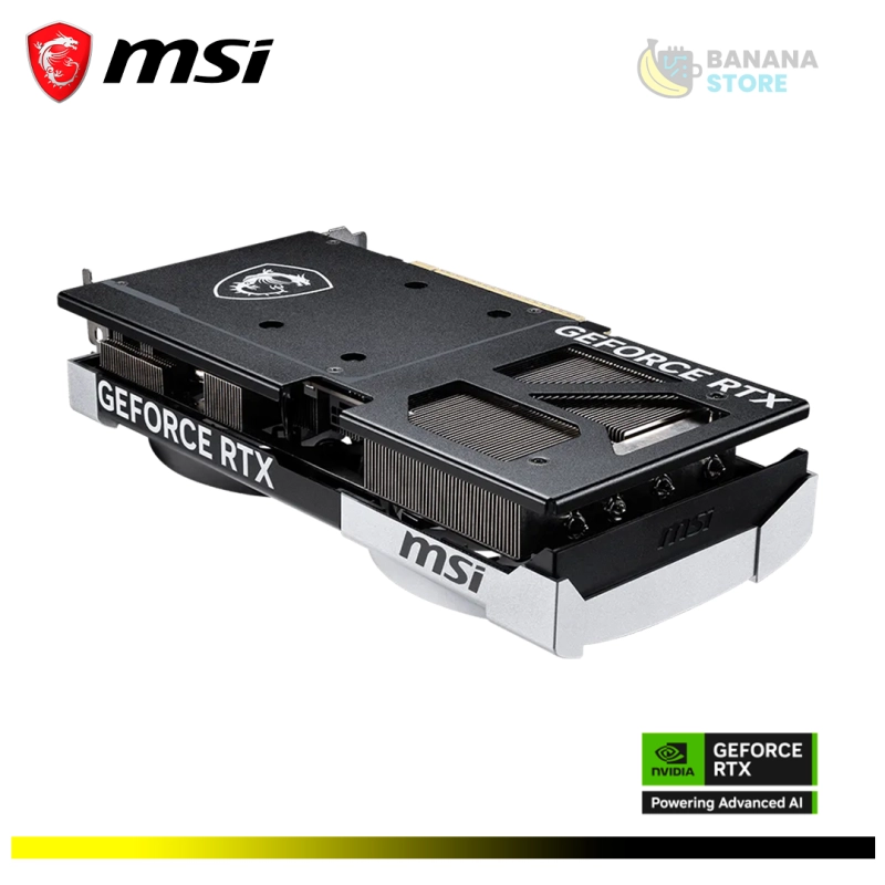 TARJETA DE VIDEO NVIDIA GEFORCE RTX 5070 MSI VENTUS 2X OC 12GB BLACK GDDR7